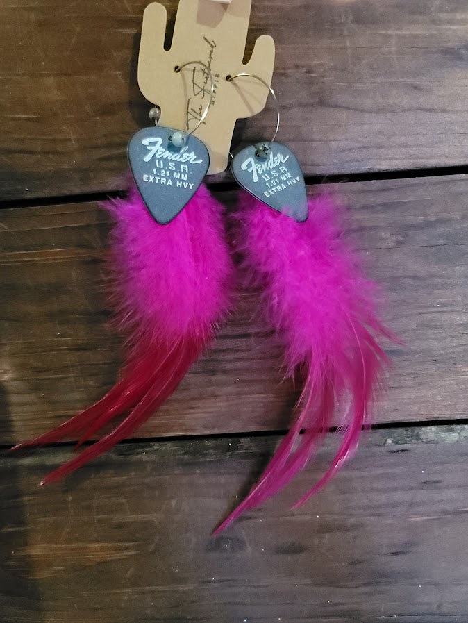 The Feathered Hippie Earrings